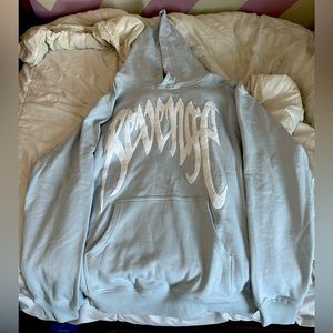 Revenge Towelette Blue Hoodie Rare